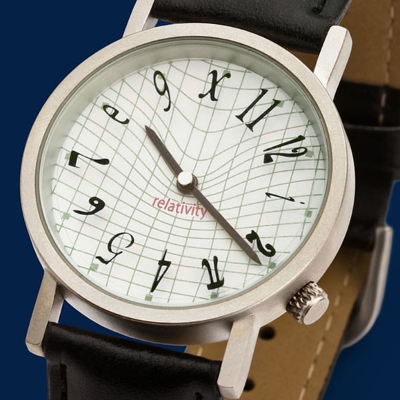 Vintage Einstein's theory of relativity watch with leather strap - Picture 7 of 12